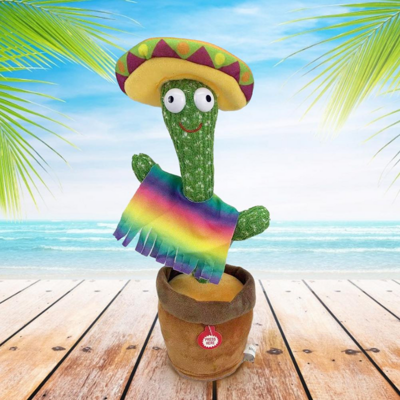 MotherFlix™ Talking & Dancing Cactus