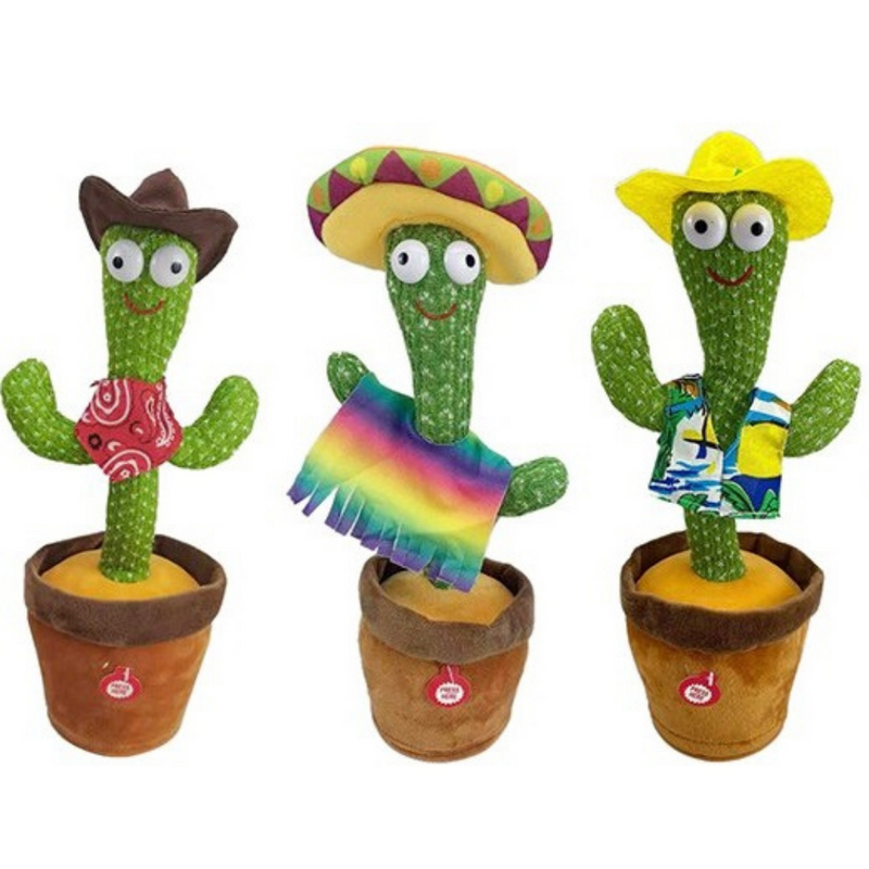 MotherFlix™ Talking & Dancing Cactus