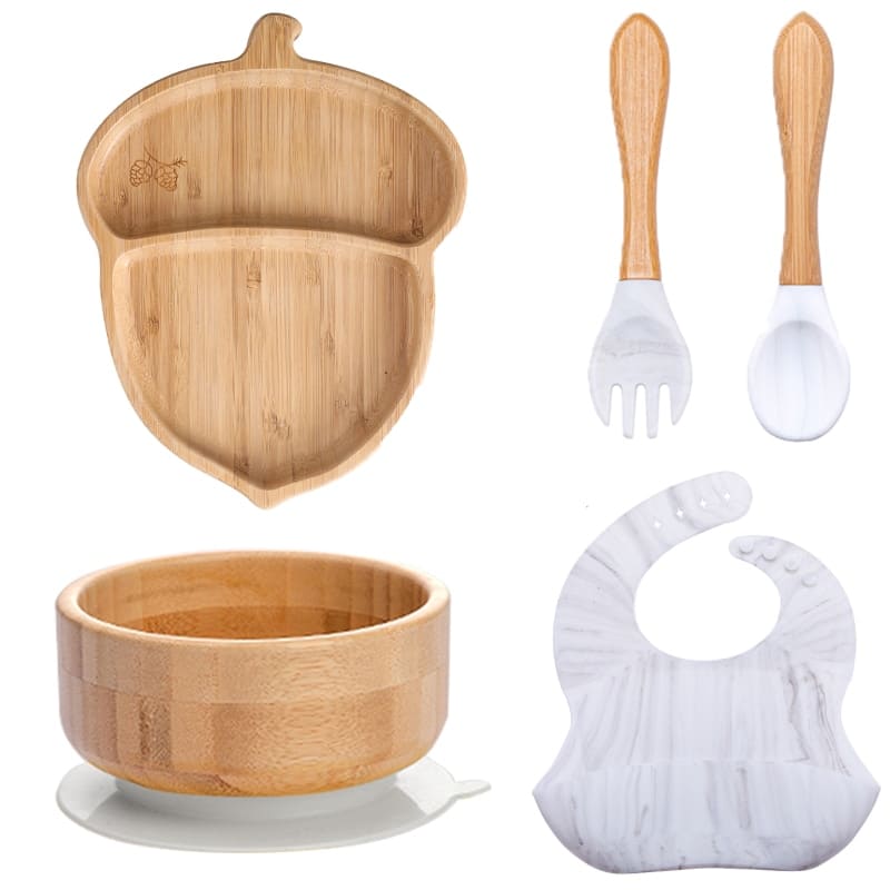 Motherflix™ Bamboo Tableware