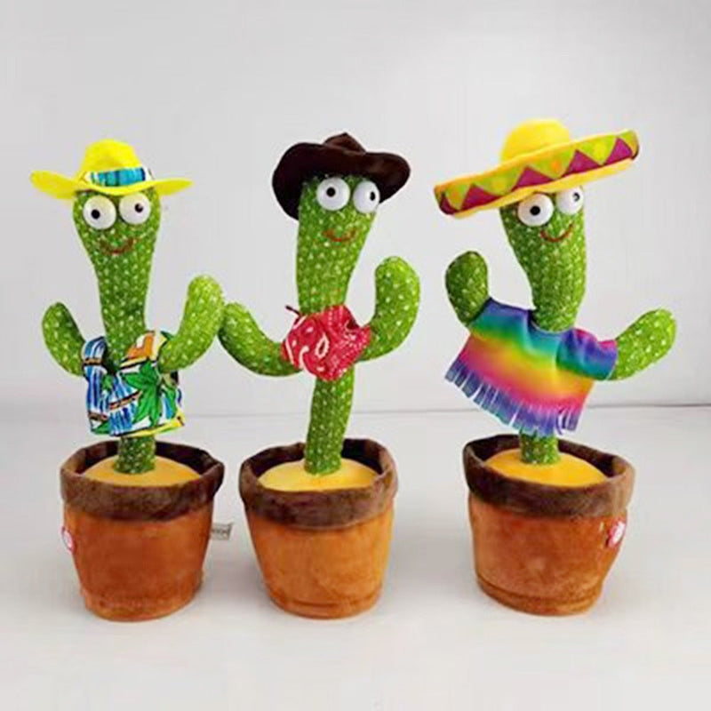 MotherFlix™ Talking & Dancing Cactus